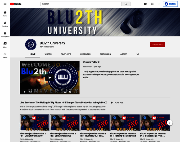Blu2thuniversity.com thumbnail