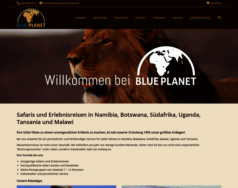 Blue-planet-reisen.de thumbnail