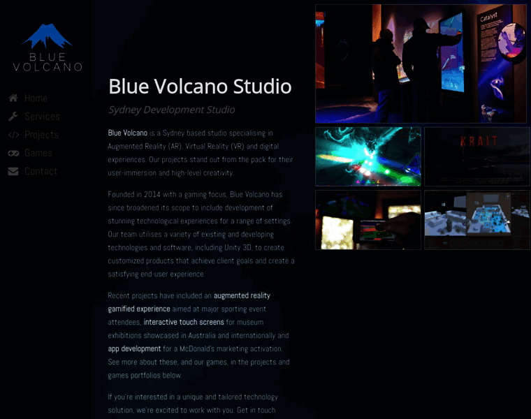 Blue-volcano.com thumbnail