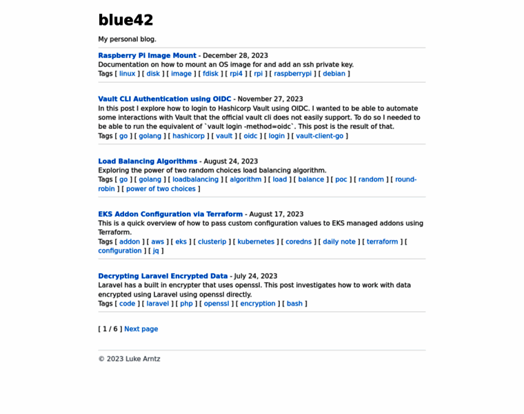 Blue42.net thumbnail