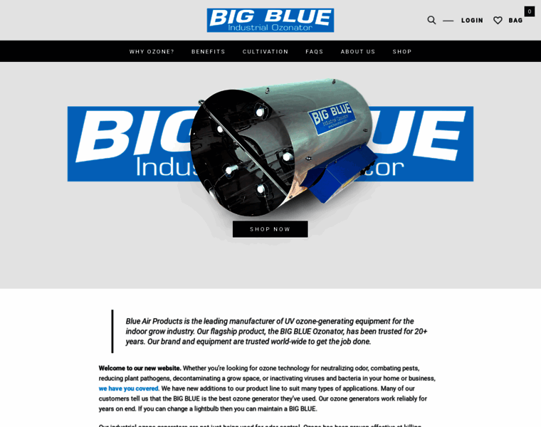 Blueairproducts.com thumbnail
