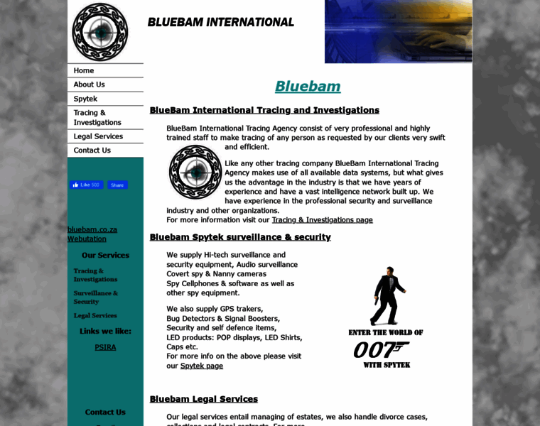 Bluebam.co.za thumbnail