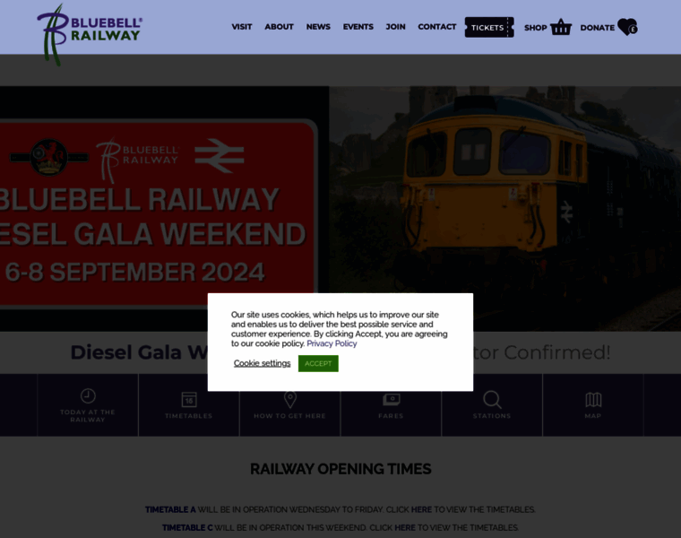Bluebell-railway.com thumbnail