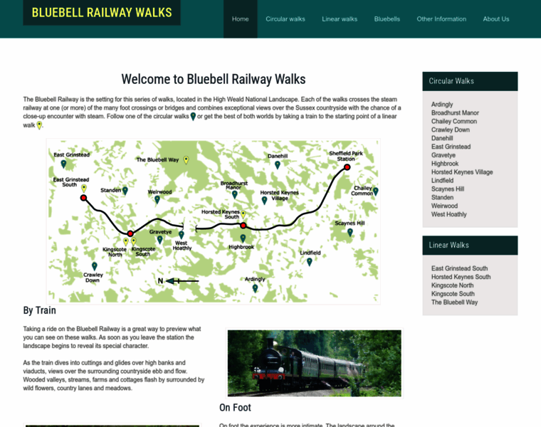 Bluebellrailwaywalks.co.uk thumbnail
