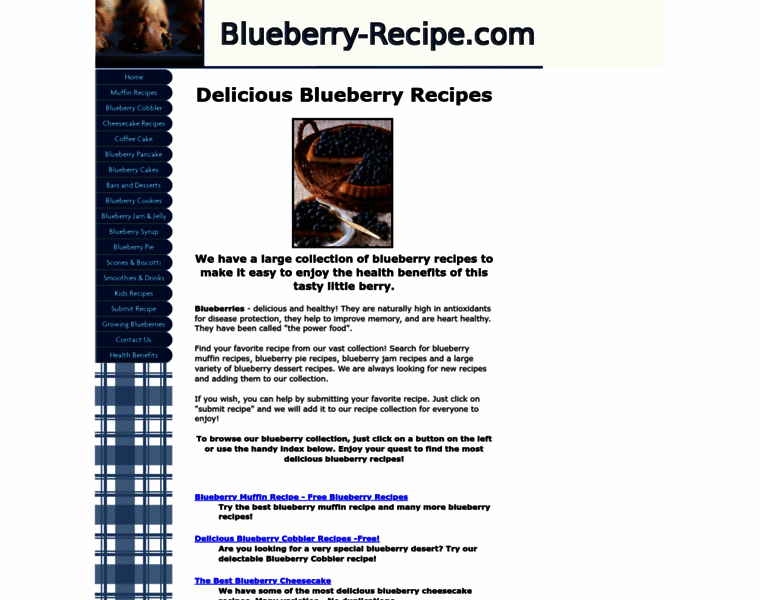 Blueberry-recipe.com thumbnail