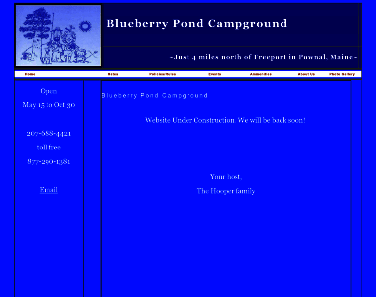 Blueberrycampground.com thumbnail