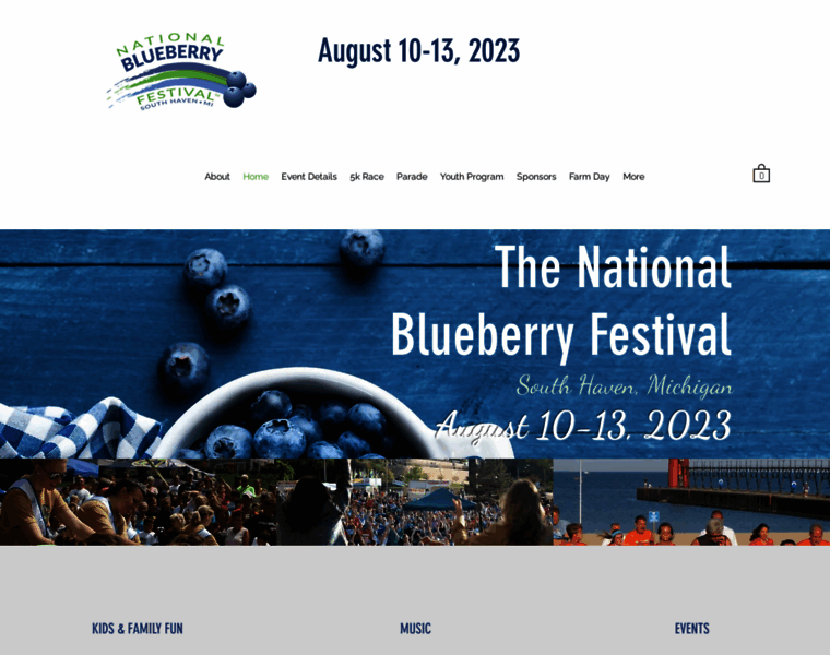 Blueberryfestival.com thumbnail