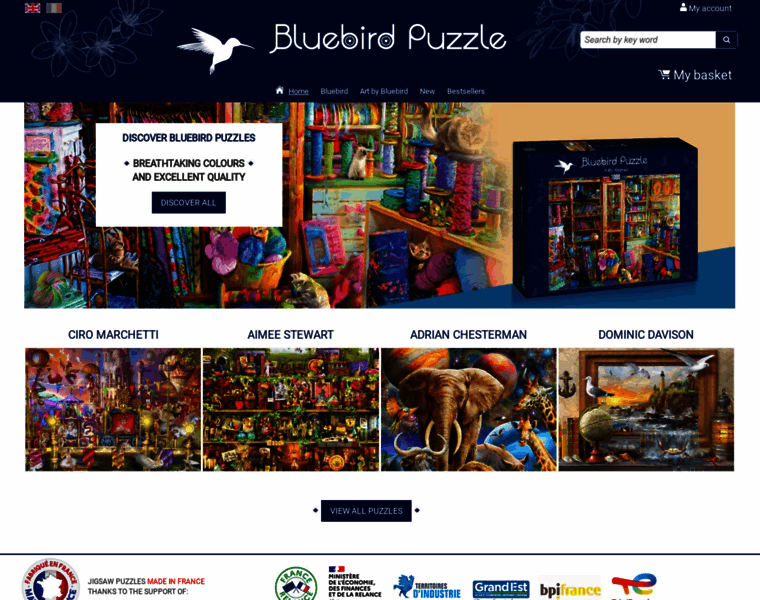 Bluebird-puzzle.com thumbnail