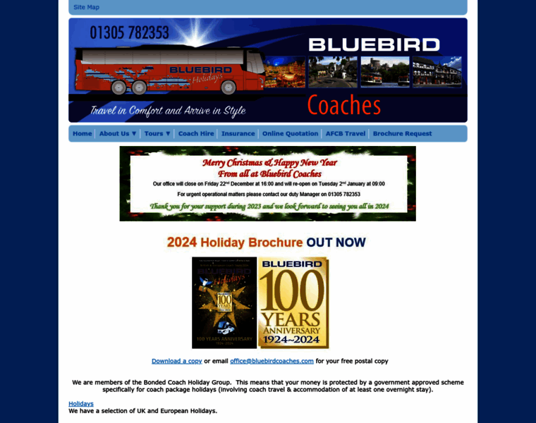 Bluebirdcoaches.com thumbnail
