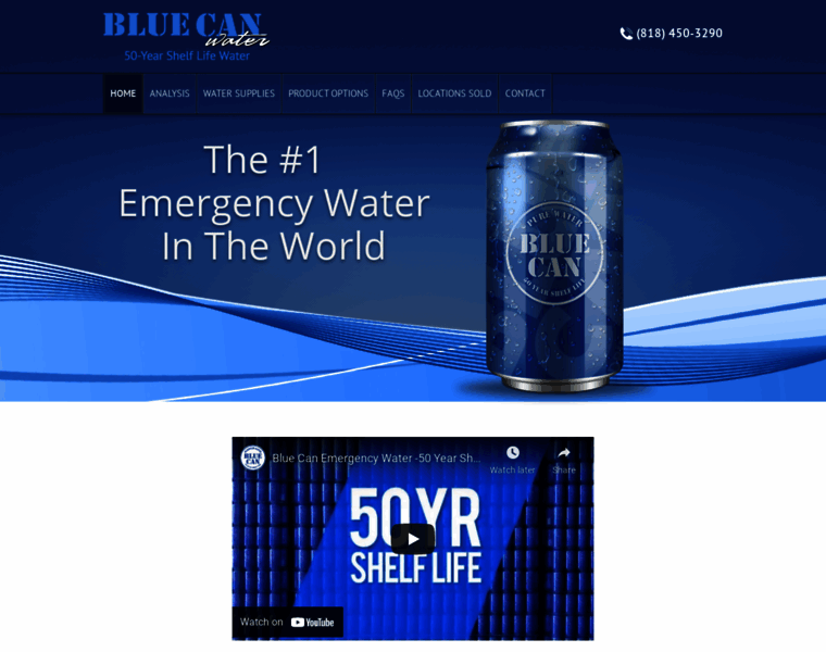 Bluecanwater.com thumbnail