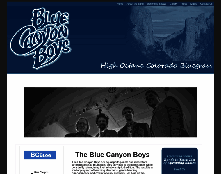 Bluecanyonboys.com thumbnail