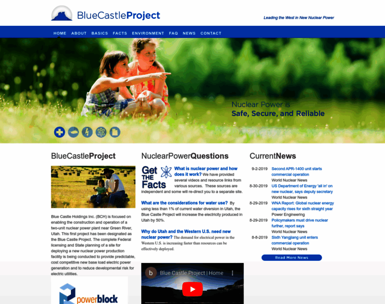 Bluecastleproject.com thumbnail