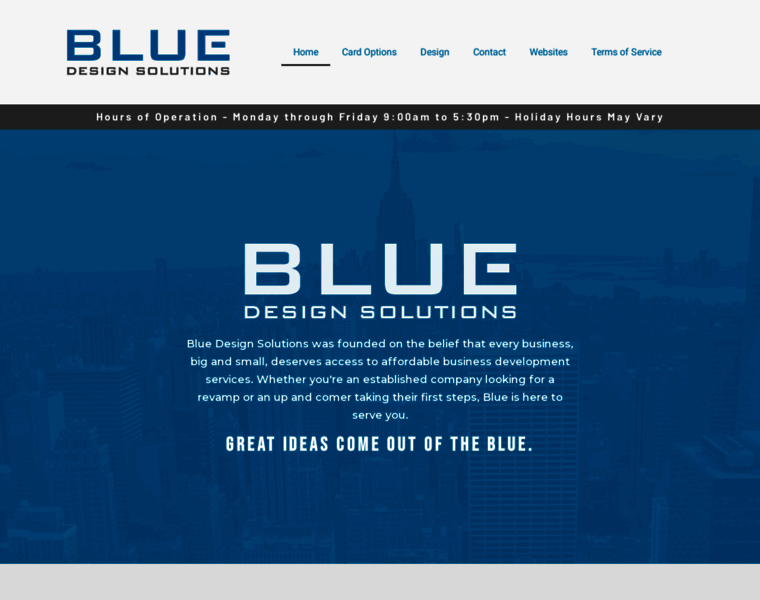 Bluedesignsolutions.com thumbnail