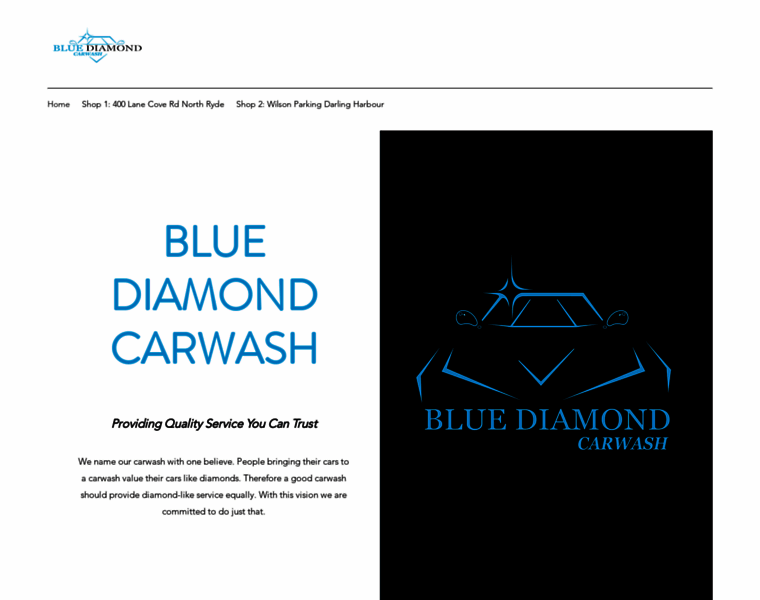 Bluediamondcarwash.com.au thumbnail