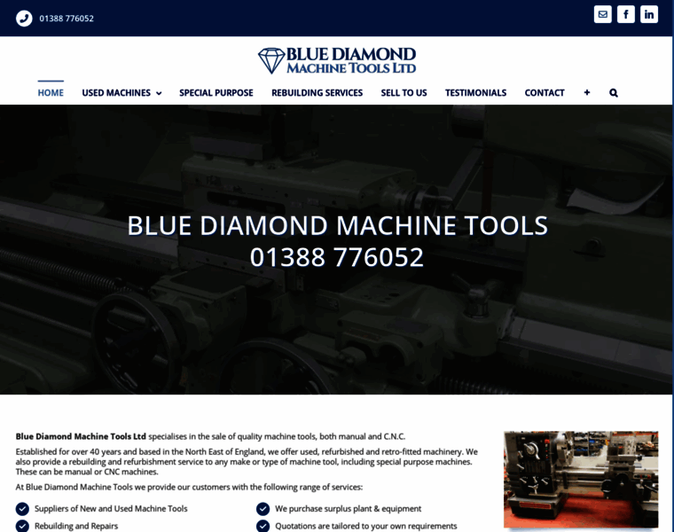 Bluediamondmachinetools.co.uk thumbnail