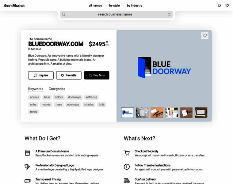 Bluedoorway.com thumbnail