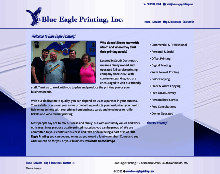 Blueeagleprinting.com thumbnail