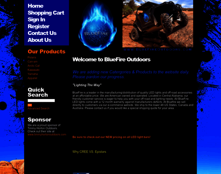 Bluefireoutdoors.com thumbnail