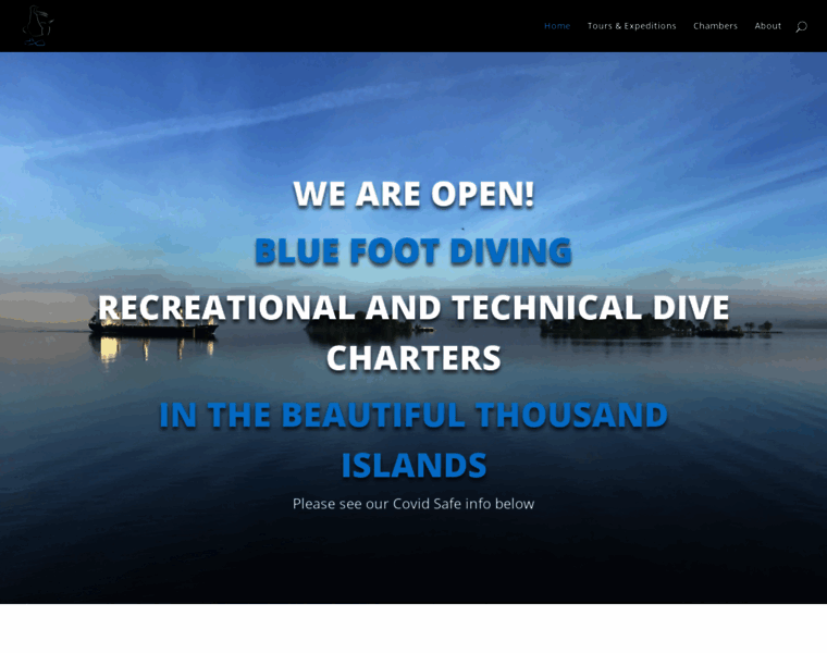 Bluefootdiving.com thumbnail