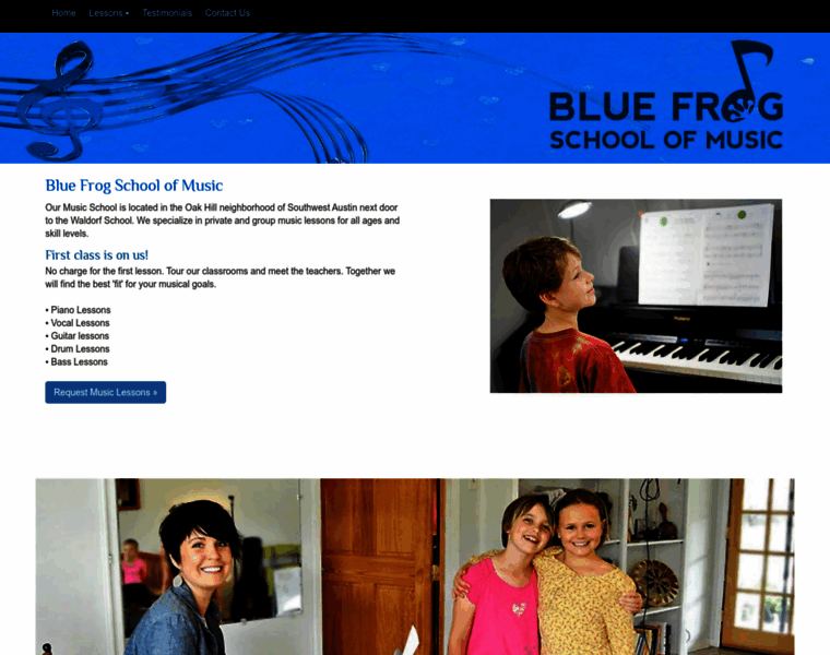 Bluefrogschoolofmusic.com thumbnail