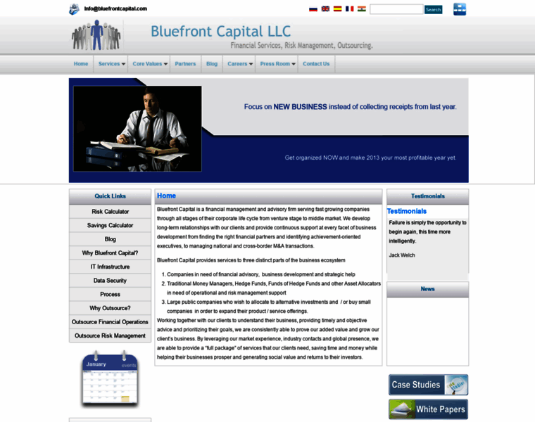 Bluefrontcapital.com thumbnail