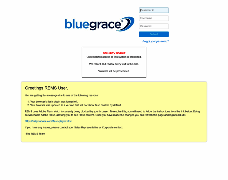 Bluegrace.rocksolidinternet.com thumbnail