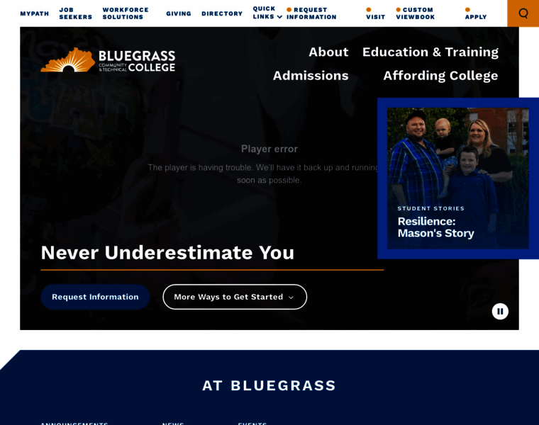 Bluegrass.kctcs.edu thumbnail