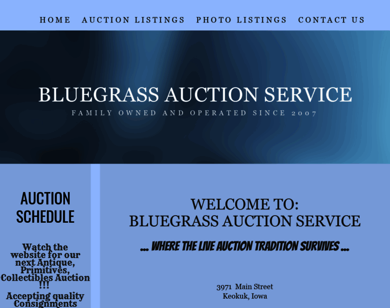 Bluegrassauctionservice.com thumbnail
