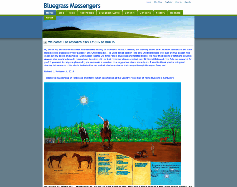 Bluegrassmessengers.com thumbnail