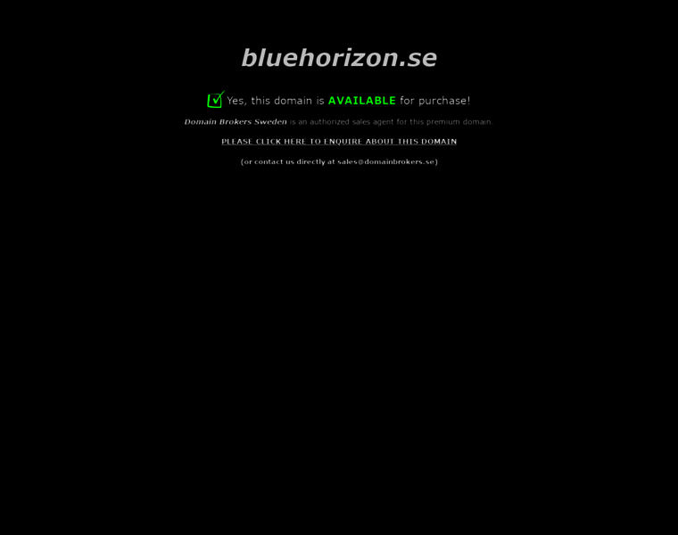 Bluehorizon.se thumbnail