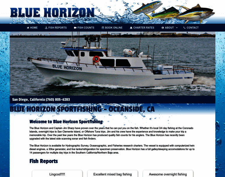 Bluehorizonsportfishing.com thumbnail