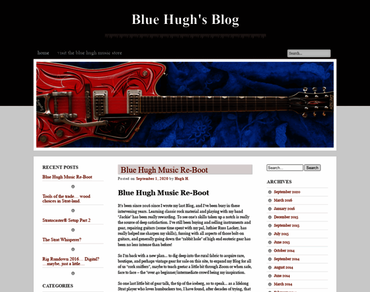 Bluehughmusic.com thumbnail