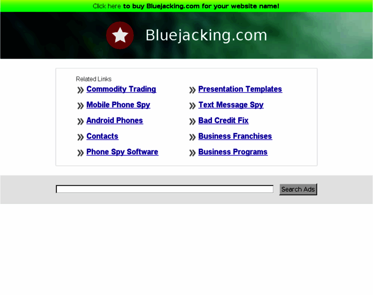 Bluejacking.com thumbnail