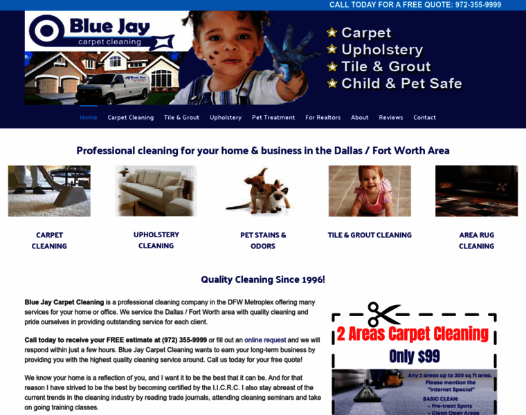 Bluejaycarpetcleaning.com thumbnail