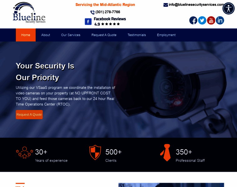 Bluelinesecurityservices.com thumbnail