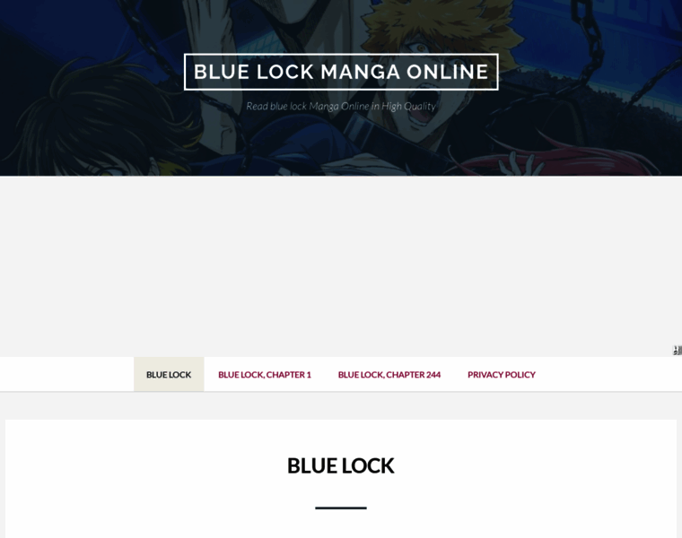 Bluelockmangaonline.com thumbnail