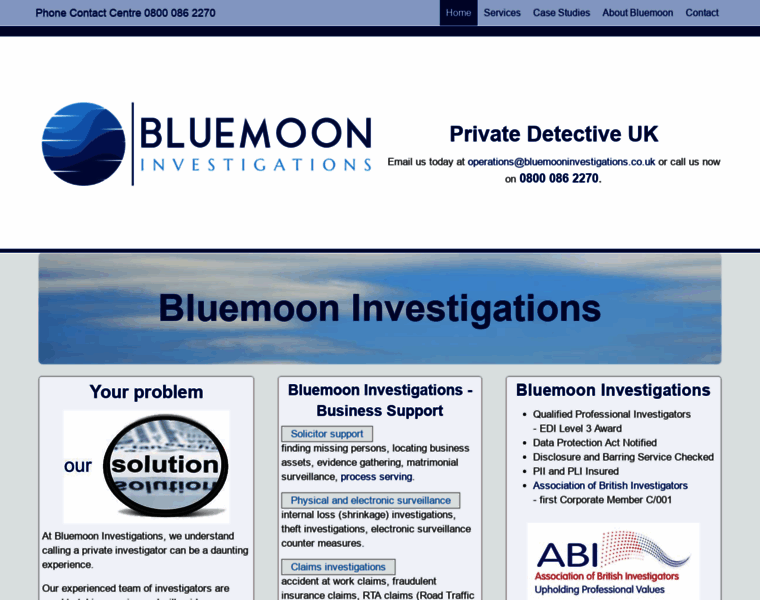 Bluemooninvestigations.co.uk thumbnail