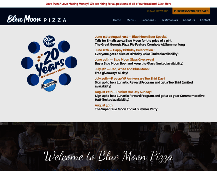 Bluemoonpizza.com thumbnail