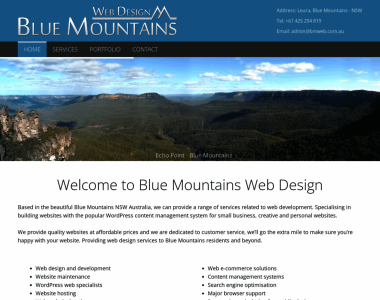 Bluemountainswebdesign.com.au thumbnail