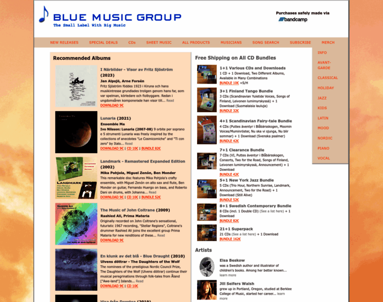 Bluemusicgroup.com thumbnail