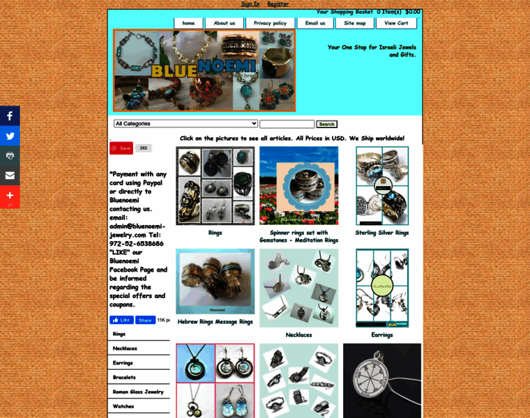 Bluenoemi-jewelry.com thumbnail