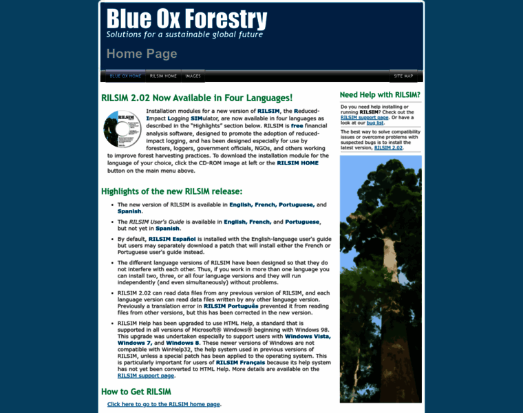 Blueoxforestry.com thumbnail