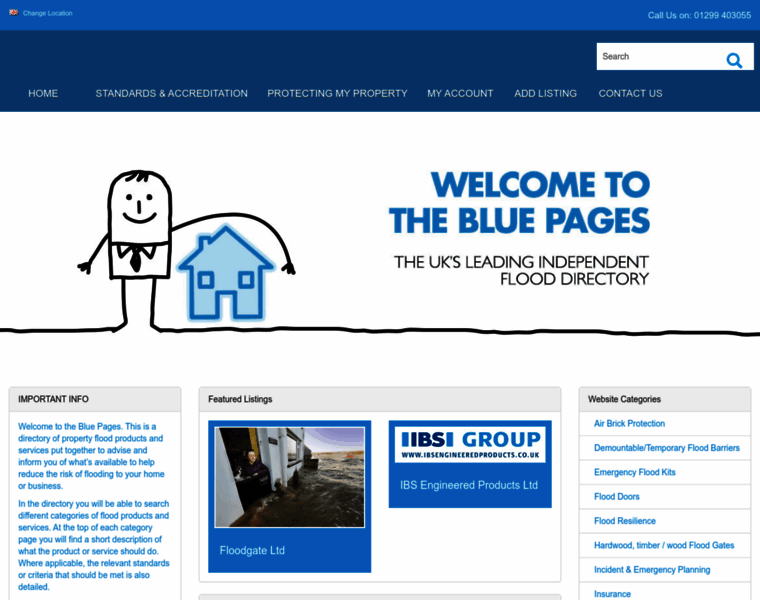Bluepages.org.uk thumbnail