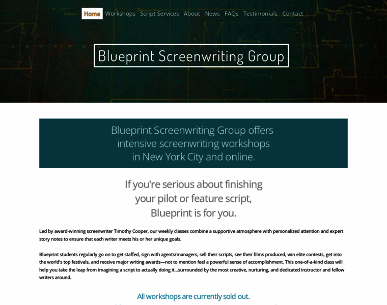Blueprintscreenwritinggroup.com thumbnail