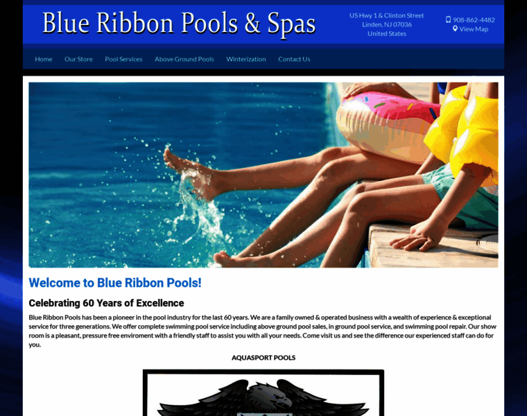 Blueribbonpoolsandspas.com thumbnail