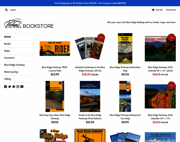 Blueridgebookstore.com thumbnail