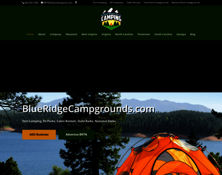 Blueridgecampgrounds.com thumbnail