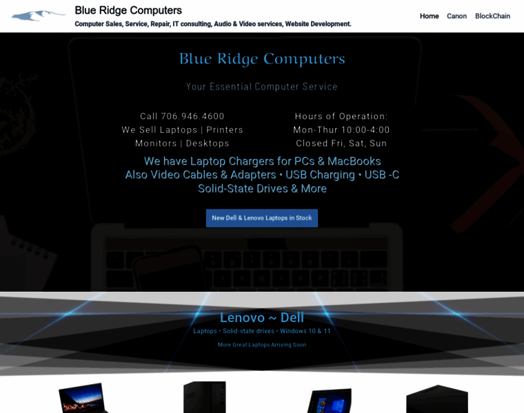 Blueridgecomputers.com thumbnail