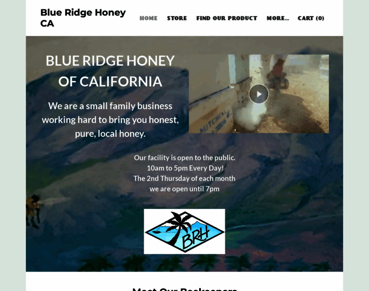 Blueridgehoneyca.com thumbnail