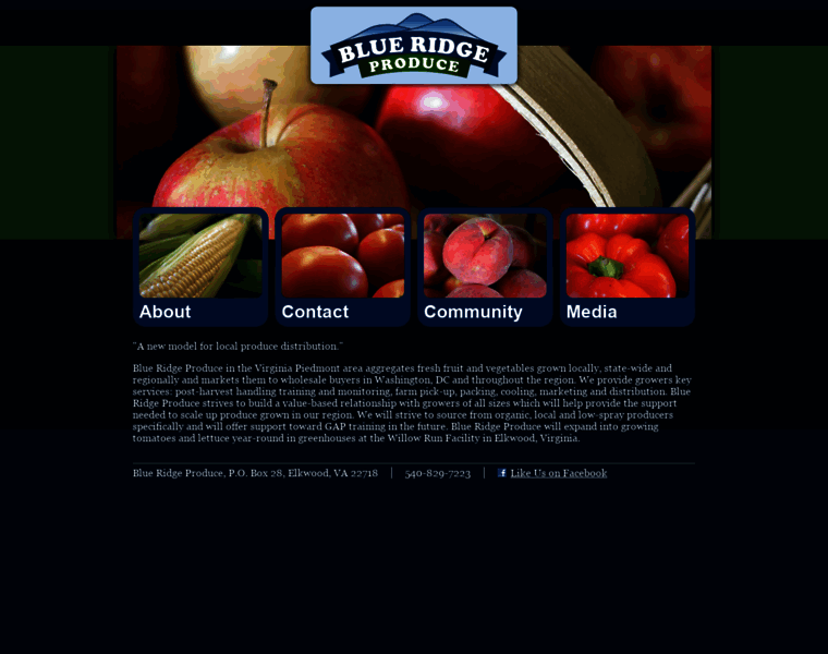 Blueridgeproduce.net thumbnail